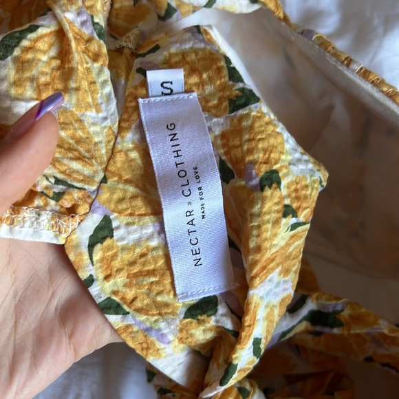 nectar clothing babydoll top size small - Picture 3 of 3